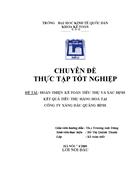 Hoàn thiện kế toán tiêu thụ và xác định kết quả tiêu thụ hàng hoá tại Công ty Xăng dầu Quảng Bình 1