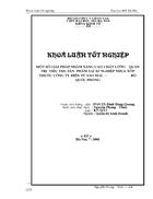 Một số giải pháp nhằm nâng cao chất lượng quản trị tiêu thụ sản phẩm tại Xí Nghiệp Nhựa Xốp thuộc Công ty Điện tử Sao Mai bộ quốc phòng 1