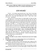 Hoàn thiện quy trình xây dựng và thực hiện kế hoạch sản xuất kinh doanh ở Công ty văn phòng phẩm Hồng Hà 1