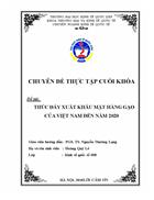 Thúc đẩy xuất khẩu mặt hàng gạo của Việt Nam đến năm 2020 được chọn để nghiên cứu 1