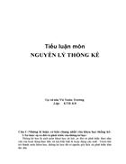 Tieu luan mon nguyen ly thong ke