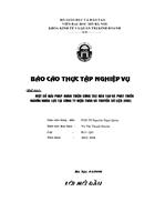 Một số biện pháp để nâng cao hiệu quả của công tác đào tạo và phát triển nguồn nhân lực ở Công ty Điện Toán và Truyền Số Liệu VDC 1