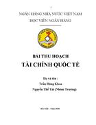 Chính sách tỷ giá hối đoái của việt nam qua các thời kì