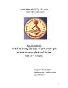 Mô hình thị trường tiền tệ của các nước trên thế giới mô hình thị trường tiền tệ của Việt Nam hiện tại và tương lai