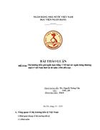 Thị trường tiền gửi ngắn hạn bằng VNĐ tại các ngân hàng thương mại ở Việt Nam thời kỳ từ năm 2006 đến nay