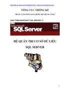 Giáo trình hệ quản trị cơ sở dữ liệu SQL server