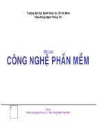 Công nghệ phần mềm 1