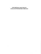 Distortion Analysis of Analog Integrated Circuits The Springer International Series in Engineering and Computer Science