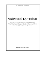 Ngôn ngữ lập trình