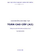 Sách hướng dẫn học tập Toán cao cấp A2