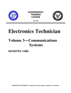 Electronics technician volume 3 communications systems