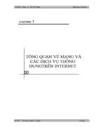 Tổng quan về mạng và các dịch vụ thông dụng trên internet