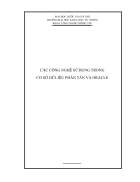 Các công nghệ sử dụng trong CSDL phân tán Oracle