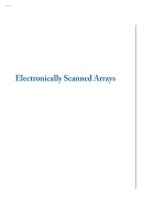 Electronically Scanned Arrays