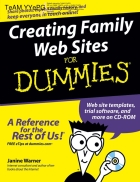 Creating Family Web Sites For Dummies