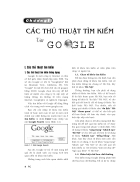 Thủ thuật tìm kiếm với google