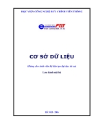 Cơ sở dữ liệu 1