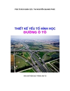 Thiết kế yếu tố hình học đường ôtô