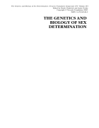 The Genetics and Biology of Sex Determination