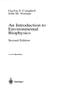 An Introduction To Environmental Biophysics