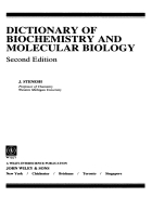 Dictionary Of Biochemistry And Molecular Biology 2d ed J STENESH