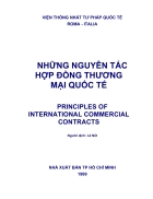 Những Nguyên Tắc Trong Hợp Đồng Thương Mại Quốc Tế