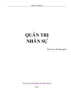 Quản trị nhân sự