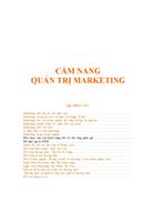 Cẩm nang quản trị Marketing 1