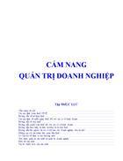 Cẩm nang quản trị doanh nghiệp 1