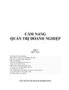 Cẩm nang quản trị doanh nghiệp 1