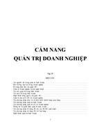 Cẩm nang quản trị doanh nghiệp 15