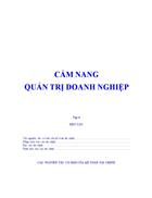 Cẩm nang quản trị doanh nghiệp 1