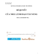 Bí quyết thành công của nhà lãnh đạo tài năng