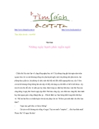 Những Ngày Hạnh Phúc Ngắn Ngũi