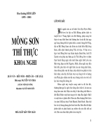 Mông sơn thí thực khoa nghi