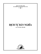 Dịch Tự Bản Nghĩa