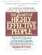 The 7 Habits of Highly Effective People