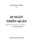 30 Ngày thiền quán