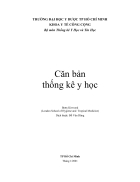 Căn Bản Thống Kê Y Học