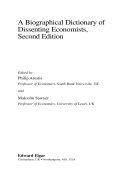 A Biographical Dictionary of Dissenting Economists 2nd Edition