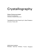 Crystallography 1st Edition