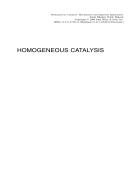 Homogeneous Catalysis Mechanisms and Industrial Applications