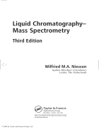 Liquid Chromatography Mass Spectrometry 3rd Edition