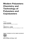 Modern Polyesters Chemistry and Technology of Polyesters and Copolyesters