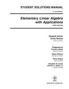 Elementary Linear Algebra with Applications 9th Edition