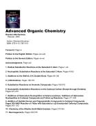 Advanced Organic Chemistry Reaction Mechanisms