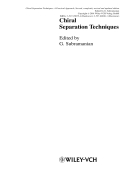 Chiral Separation Techniques A Practical Approach 2nd Edition