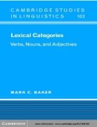 Lexical Categories Verbs Nouns and Adjectives