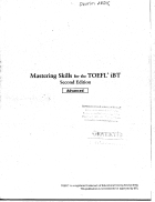 Mastering Skills For The TOEFL iBT Advanced