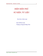 Điện Biên Phủ Sự Kiện Tư Liệu